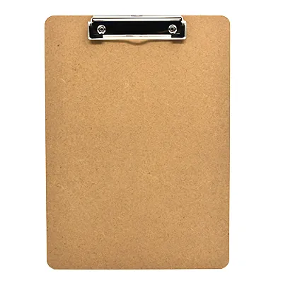 Porte bloc à pince en fibre de bois - A4 - 31,5 x 22,7 cm - Porte-blocs et Porte-documents