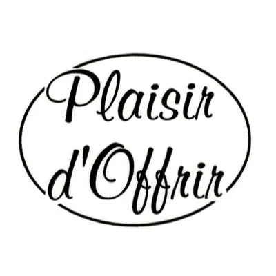 Étiquettes cadeaux adhésives Plaisir d'offrir transparentes 40 x 30 mm - Boîte de 500 - Étiquettes cadeaux adhésives