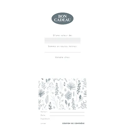 Bon cadeau esprit forêt vert/brun 12x12cm + enveloppe adhésive – Paquet de 12 - Bons cadeaux-2