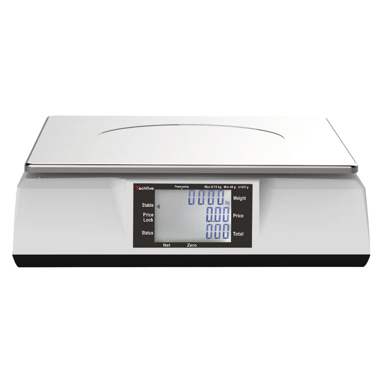Balance de commerce PS6 Techfive poids prix 6/15kg IP68 - Caisses enregistreuses