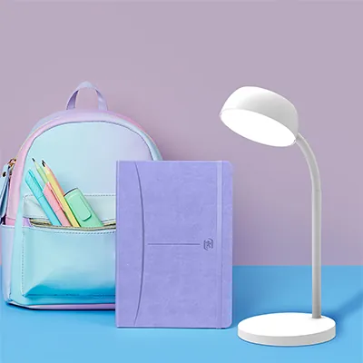 Lampe de bureau LED Unilux Tamy blanche - Ergonomie bureautique -1