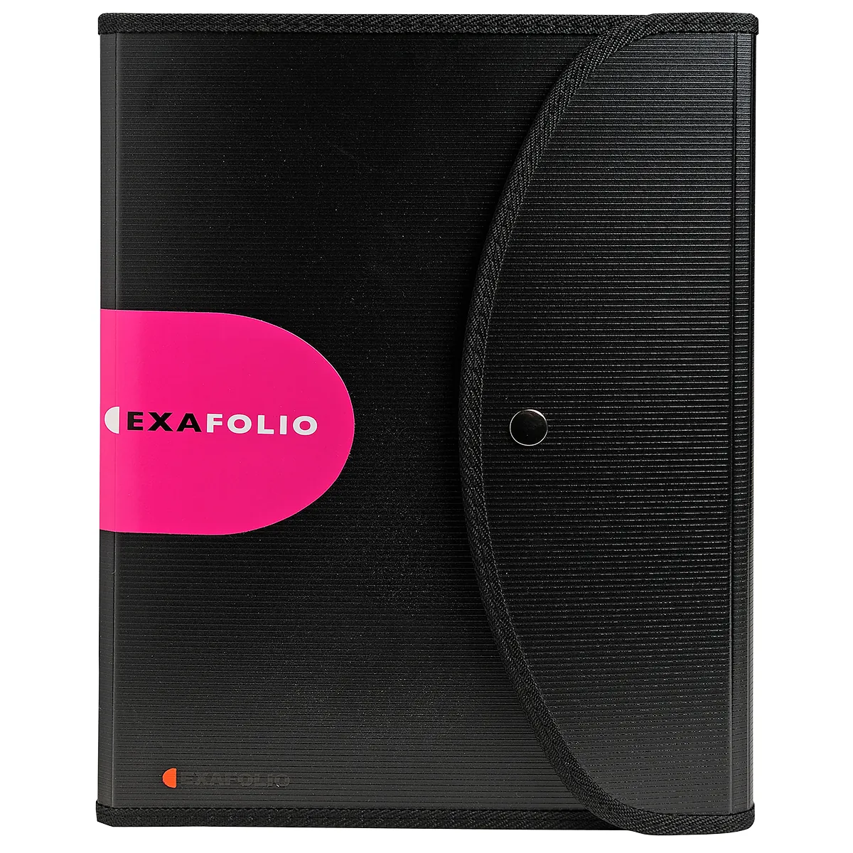 Trieur valisette 6 compartiments Exafolio A4 avec porte-bloc – Trieur conférencier - Noir - Porte-blocs et Porte-documents-2