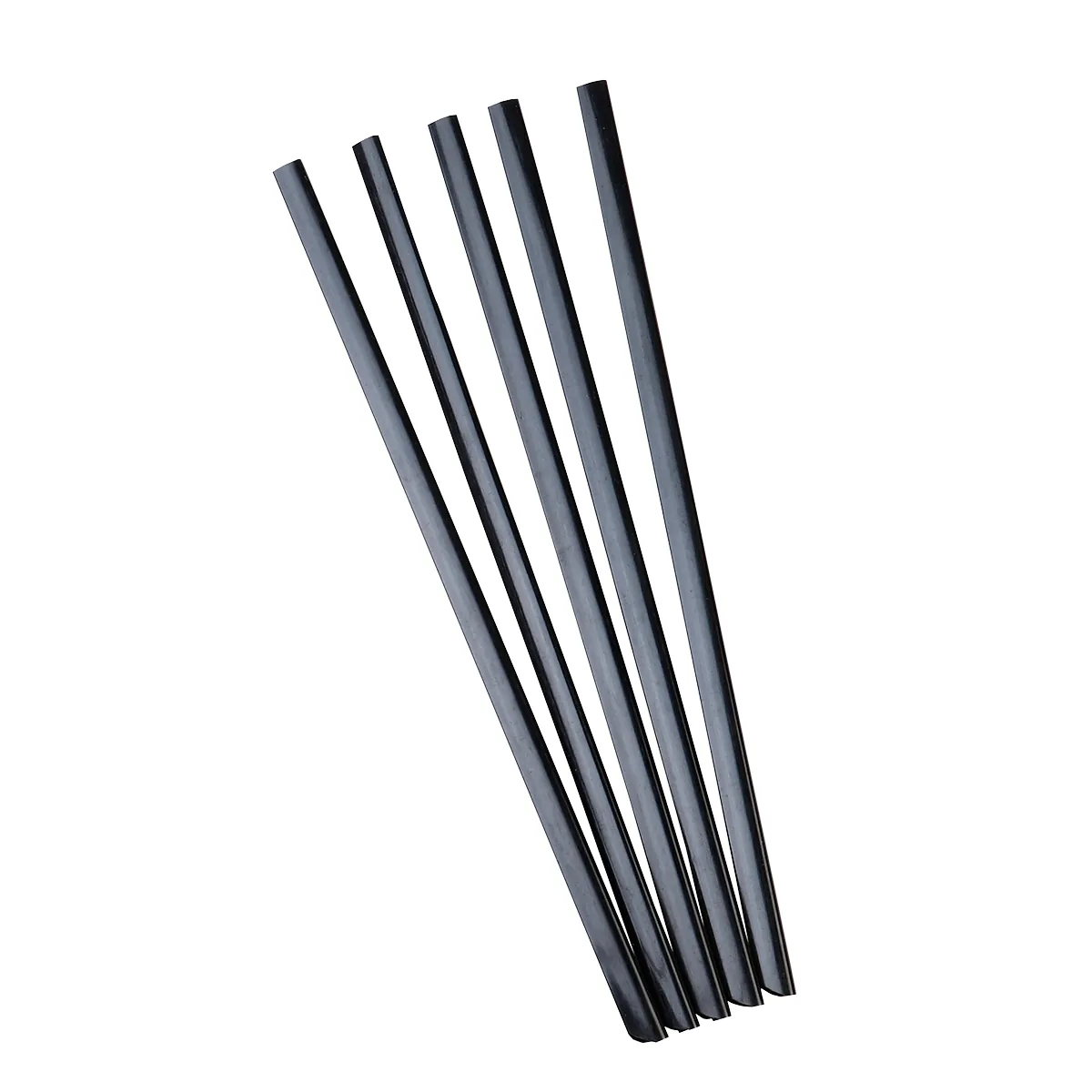 Kit reliure manuelle Serodo pour 5 dossiers 30 feuilles (5 baguettes à relier 3 mm noir, plats de couverture : 5 ivoire et 5 cristal) - Relieuses-2