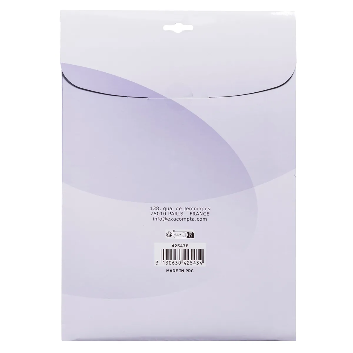 Couverture de reliure PVC transparent A4 20/100e - Plat de couverture - Paquet de 25 - Relieuses-1