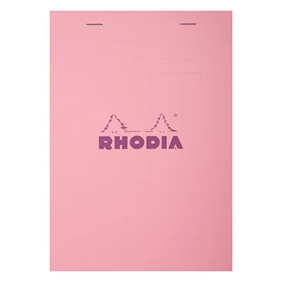 Bloc note agrafé Rhodia Reflets Pastel N°12 5/5 - 80 feuillets - 11,8 x 8,3 cm - Cahiers et blocs notes-1