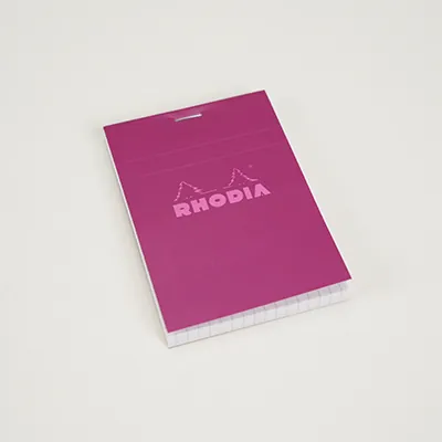 Bloc note agrafé Rhodia Reflets Pastel N°12 5/5 - 80 feuillets - 11,8 x 8,3 cm - Cahiers et blocs notes-5