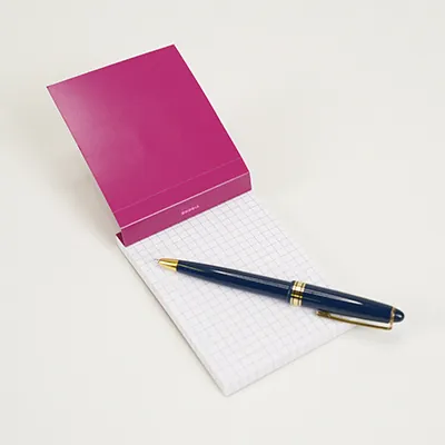 Bloc note agrafé Rhodia Reflets Pastel N°12 5/5 - 80 feuillets - 11,8 x 8,3 cm - Cahiers et blocs notes-6