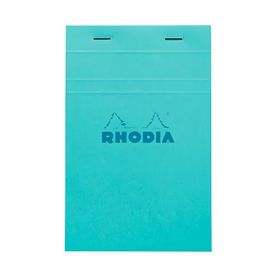 Bloc note agrafé Rhodia Reflets Pastel N°14 5/5 - 80 feuillets - 17 x 11 cm - Cahiers et blocs notes