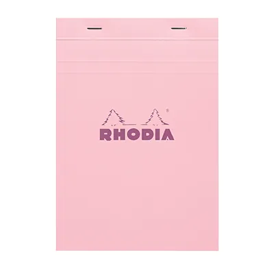 Bloc note agrafé Rhodia Reflets Pastel N°16 5/5 - 80 feuillets - 21 x 14,9 cm - Cahiers et blocs notes-1