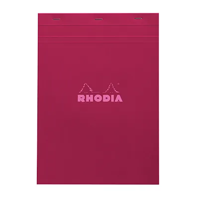 Bloc note agrafé Rhodia Reflets Pastel N°18 5/5 - 80 feuillets - 29,7 x 21 cm - Cahiers et blocs notes-1