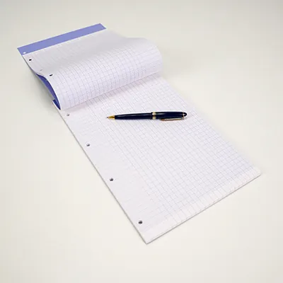 Bloc note agrafé Rhodia Reflets Pastel N°20 Séyès - 80 feuillets - 31,8 x 20,2 cm - Cahiers et blocs notes-6