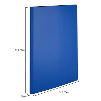 Porte-vues A4 60 vues – Protège-documents 30 pochettes souple - Bleu - Protèges-documents, Porte-vues-1