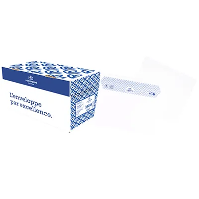 Enveloppe C5 blanche sans fenêtre La Couronne Signature 162 x 229 mm 90g – Boîte de 200 - Enveloppes blanches
