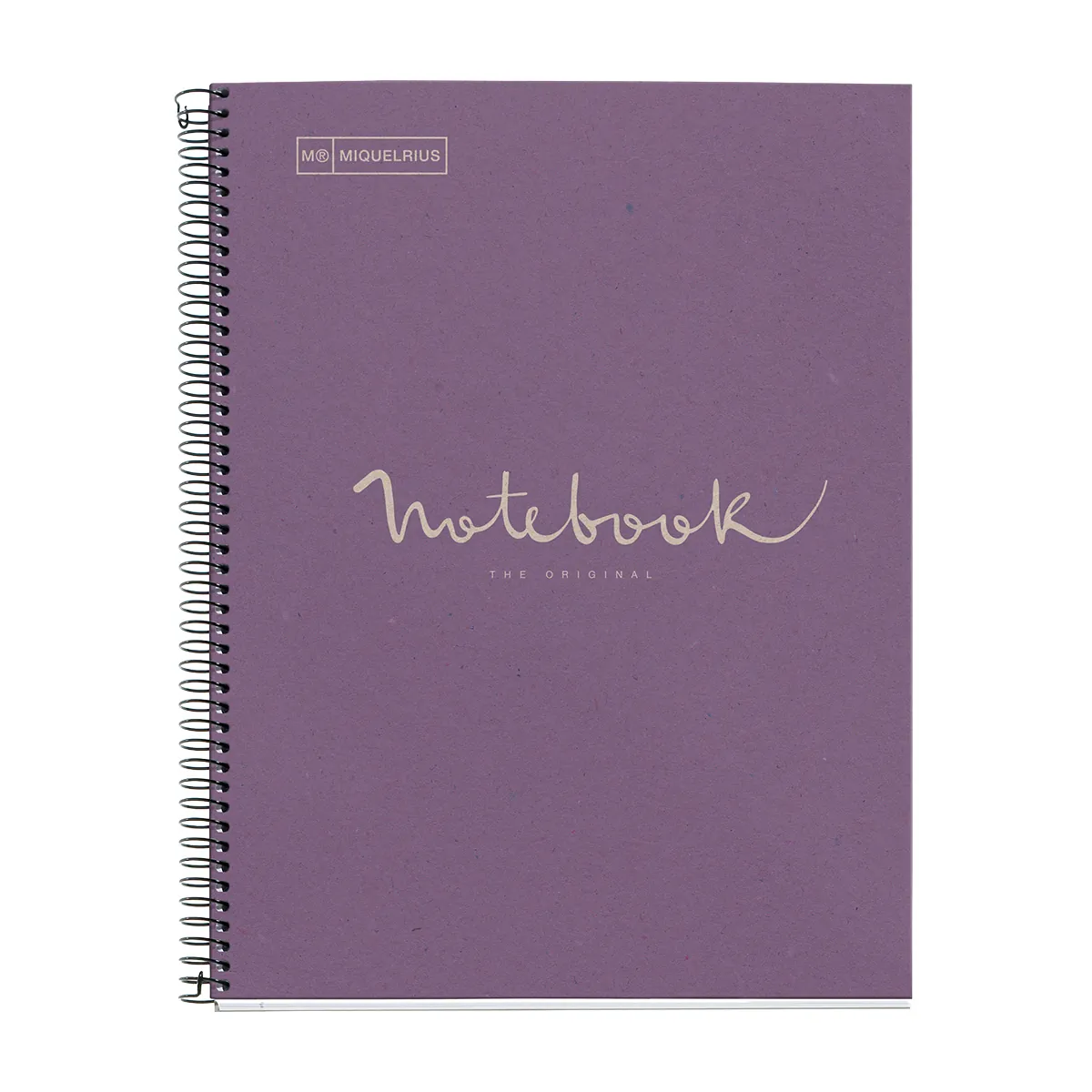 Bloc note A4 Eco Emotions Lavande - Quadrillé 5x5 - 80 feuilles - Cahiers et blocs notes