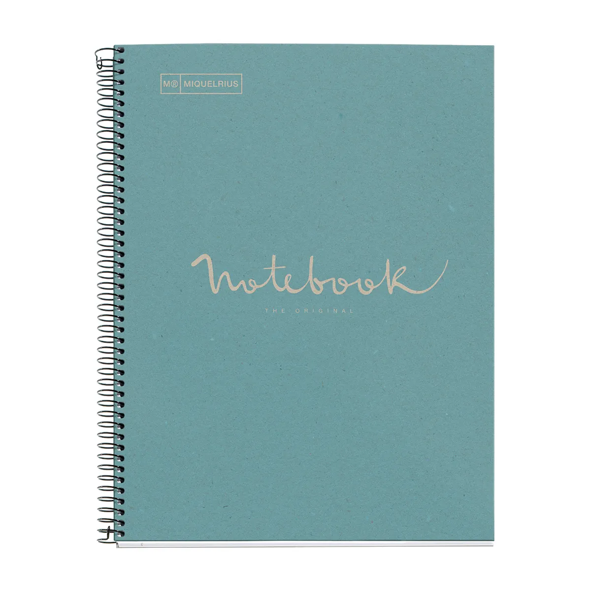 Bloc note Notebook A4 Eco Emotion 80F Quadrillé 5x5 - Bleu - Cahiers et blocs notes