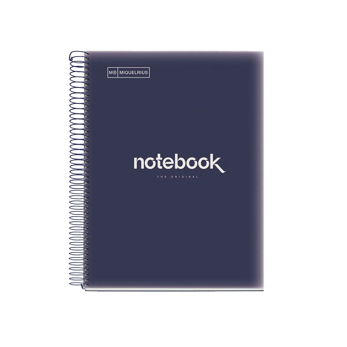 Bloc note Notebook A4 Emotion 80F Quadrillé 5x5 Couverture Polypro - Marine - Cahiers et blocs notes