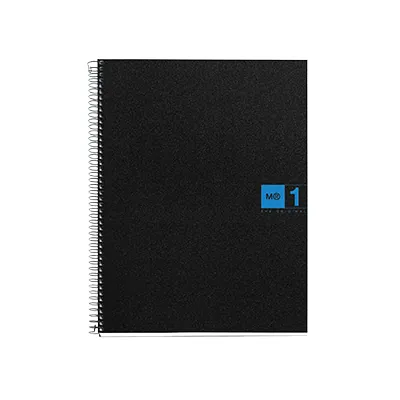 Cahier à spirale Miquelrius 5/5 - A4 - Bleu - L 21 x H 29,7 cm - Cahiers et blocs notes