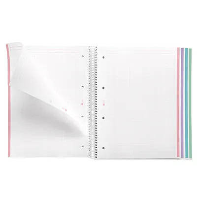 Cahier à spirale Miquelrius Aurora 5/5 - A4 - Aurora Santorini - L 21 x H 29,7 cm - Cahiers et blocs notes-2