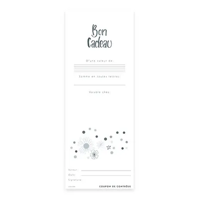 Bon cadeau pois coloré 12x12 cm avec enveloppe – Paquet de 12 - Bons cadeaux-1