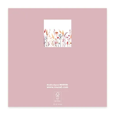 Bon cadeau fleurs champêtres 12x12cm avec enveloppe – Paquet de 12 - Bons cadeaux-2