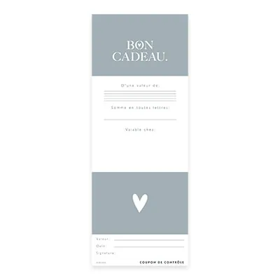 Bon cadeau minimaliste noir 12x12cm avec enveloppe – paquet de 12 - Bons cadeaux-1