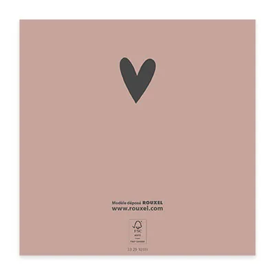 Bon cadeau minimaliste rose nude 12x12cm avec enveloppe – paquet de 12 - Bons cadeaux-2