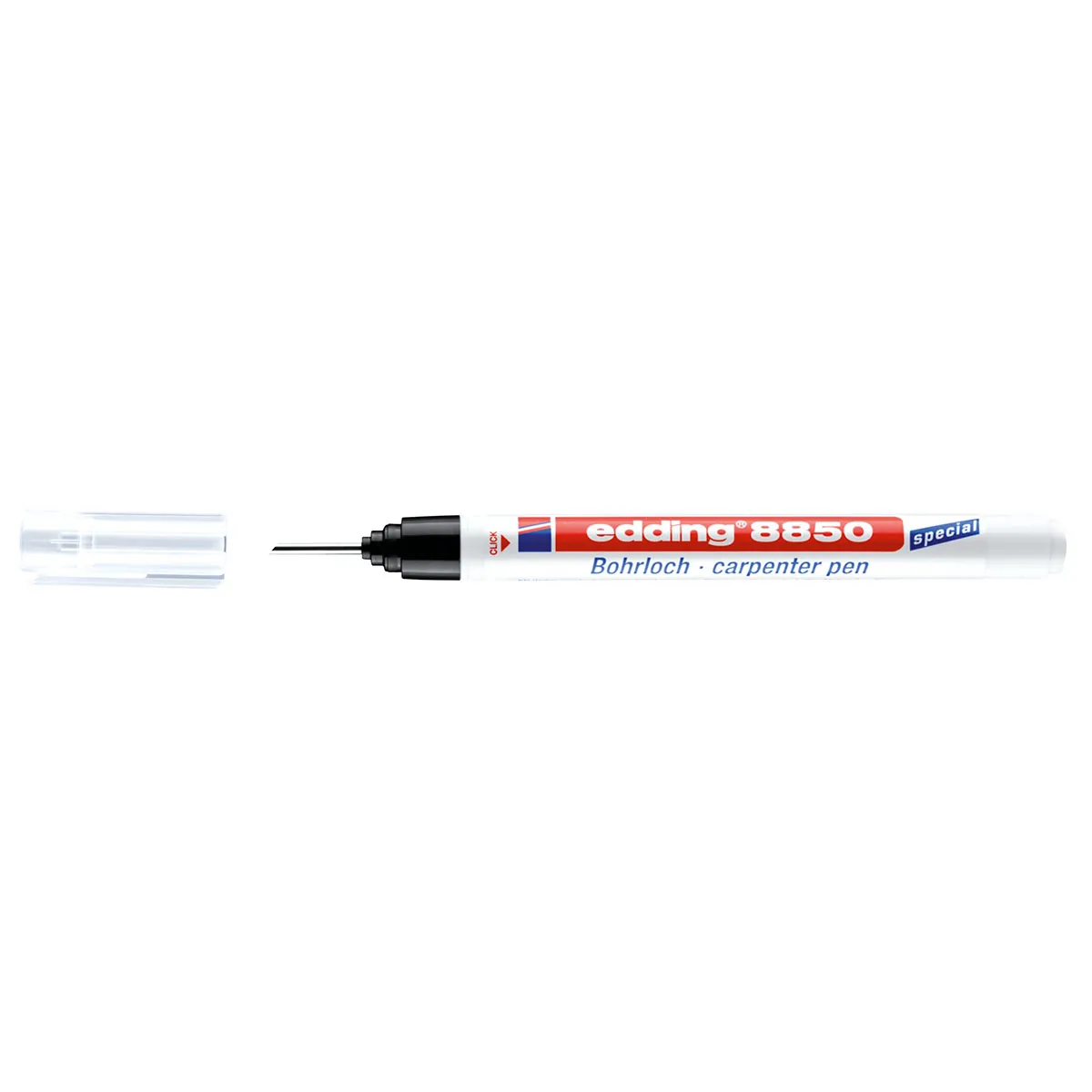Marqueur de précision noir Edding 8850 – Pointe extra longue 1 mm – Blister de 10 - Marqueurs-4
