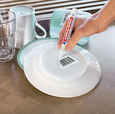 Marqueur décolle‑étiquettes Edding 8180 – Pointe biseautée 4 mm - Marqueurs-5