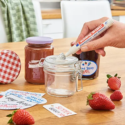 Marqueur décolle‑étiquettes Edding 8180 – Pointe biseautée 4 mm - Marqueurs-6