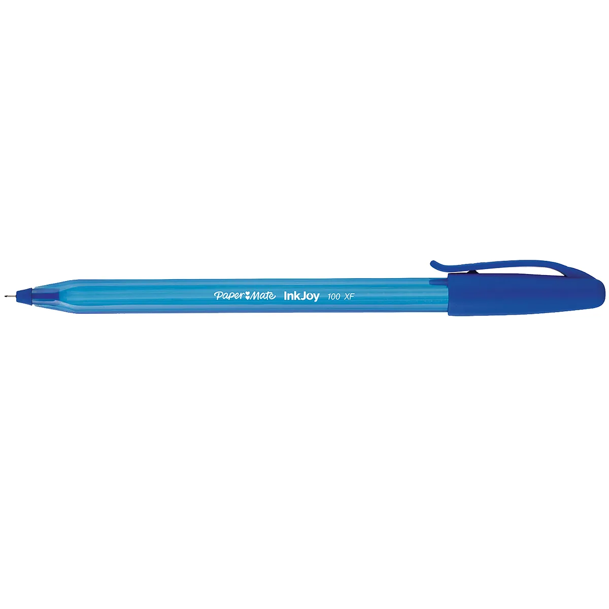 Stylo bille Paper Mate InkJoy 100 pointe moyenne 1,0 mm, Bleu – Lot de 50 - Stylos billes-1