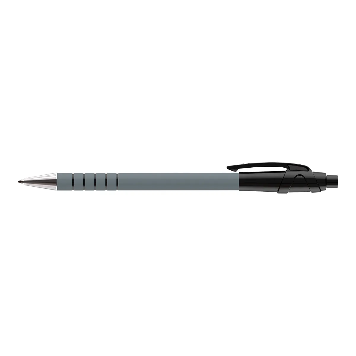 Stylo bille Papermate Flexgrip Ultra noir rétractable pointe moyenne 1 mm - Pack de 5 - Stylos billes-1