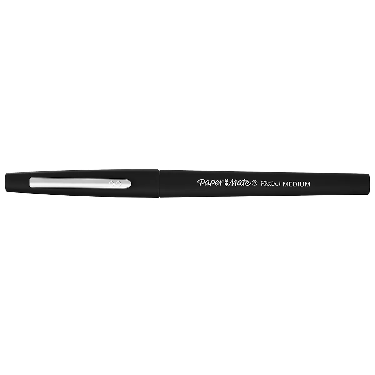 Stylo feutre Paper Mate Flair Noir, feutre fin pointe moyenne 0,7mm - Pack de 12 - Stylos feutres