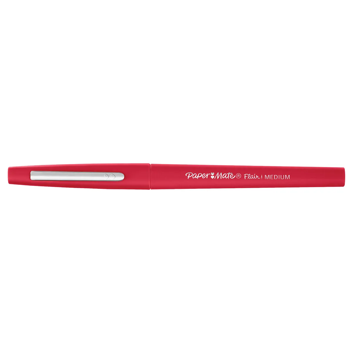 Stylo feutre Paper Mate Flair Rouge, feutre fin pointe moyenne 0,7mm - Pack de 12 - Stylos feutres