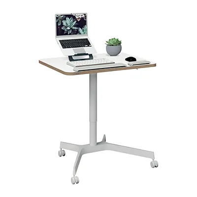 Bureau de coworking assis-debout manuel Leitz Ergo blanc 80×60 cm + H 75–114 cm - Mobilier coworking-2