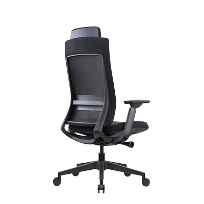 Siège de bureau ergonomique Tokyo synchrone 3 positions, noir, soutien lombaire, accoudoirs 3D - Sièges de bureaux-2