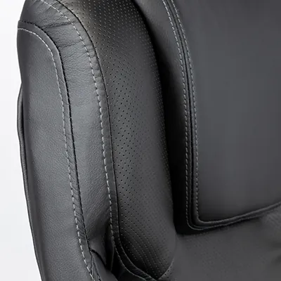 Fauteuil de bureau CHICAGO basculant centré, haut dossier, appui-tête, base métal chromé - Sièges de bureaux-6