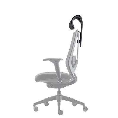 Têtière réglable résille noire pour siège de bureau Arco Claudio Bellini - Sièges de bureaux-1