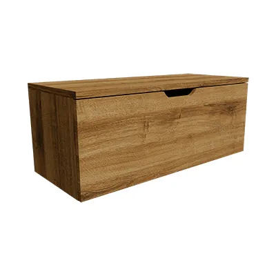 Caisson tiroir Store Sherman cognac 100 x 42,7 x 40 cm – Meuble de rangement pour magasin  - Caissons de rangement-1