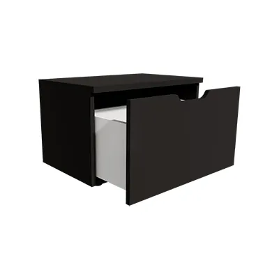 Caisson tiroir Store noir Soft Black 66,5 x 42,7 x 40 cm – Meuble de rangement pour magasin - Caissons de rangement-2