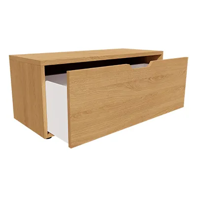 Caisson tiroir Square Corbridge 100 x40 x40 cm – Meuble de rangement pour magasin - Caissons de rangement-1