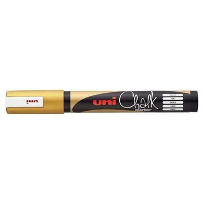 Marqueur craie Chalk Marker Or Uni Ball Pointe conique moyenne - Marqueurs-1