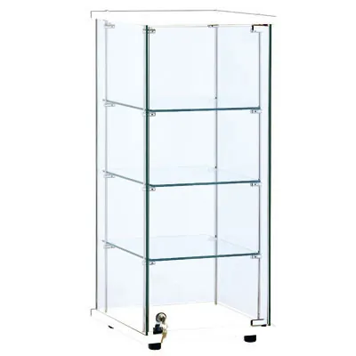 Vitrine de comptoir - Décor blanc - L 35 x P 35 x H 80 cm - Vitrines de comptoir