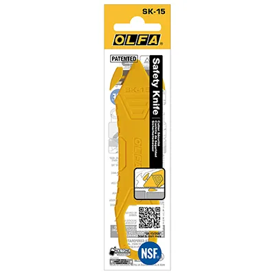 Cutter de sécurité ambidextre jetable SK-15 Olfa 4 mm - Cutters-2