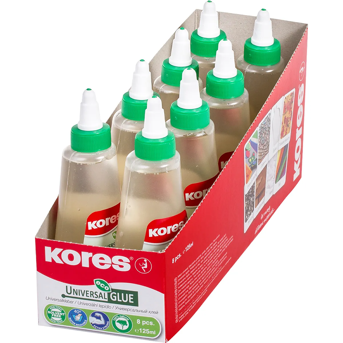 Colle Transparente Universelle Kores Eco 125ml - Dévidoirs, adhésifs, colles-2