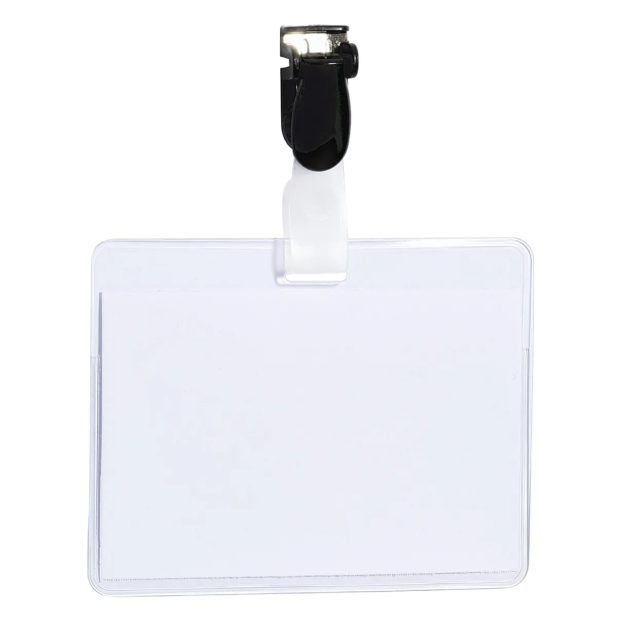 Badges Sign à Pince 6x9 cm Fond Opaque - Paquet de 25 - Badges