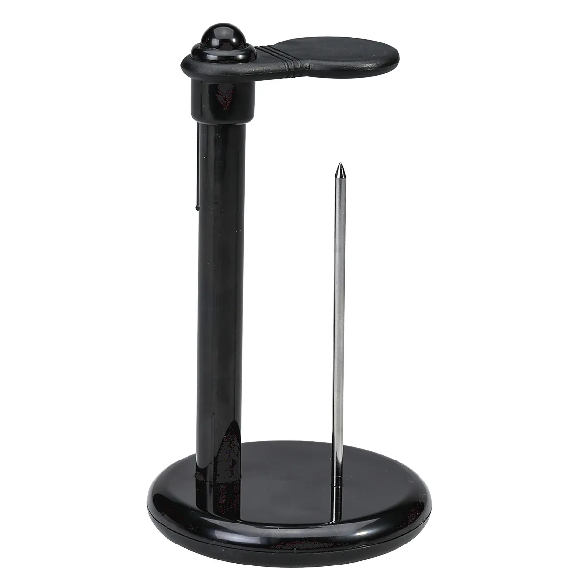 Pique-notes Noir 13,6 cm réglable avec socle lesté - Pique Fiches - Porte memo - Accessoires comptoir