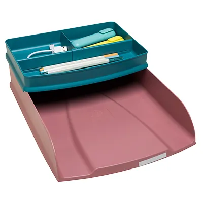 Corbeille à courrier Combo Styli Skandi vieux rose – Format A4+ - 500 feuilles - Corbeilles à courrier et revues-3