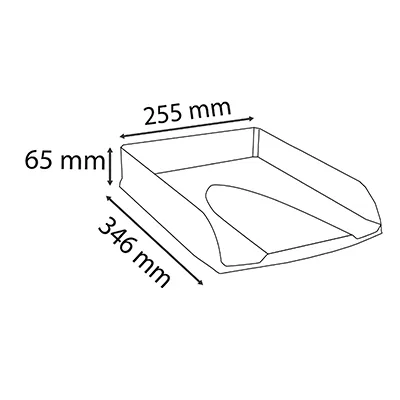Corbeille à courrier Combo Styli Skandi vieux rose – Format A4+ - 500 feuilles - Corbeilles à courrier et revues-6