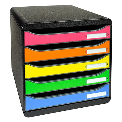 Bloc de classement Iderama noir/arlequin 34,7 × 27,8 × 27,1 cm - Modules de classement-3