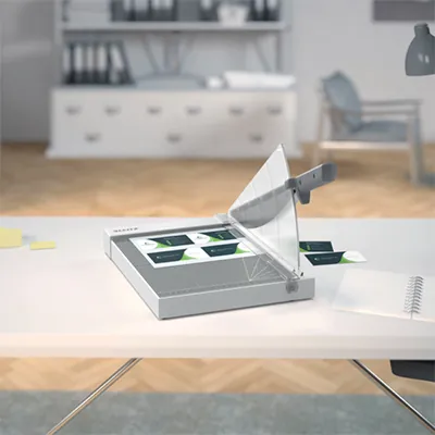 Guillotine papier A4 Leitz Precision Home Office - 10 feuilles - Guillotines papier, Rogneuses papier -6